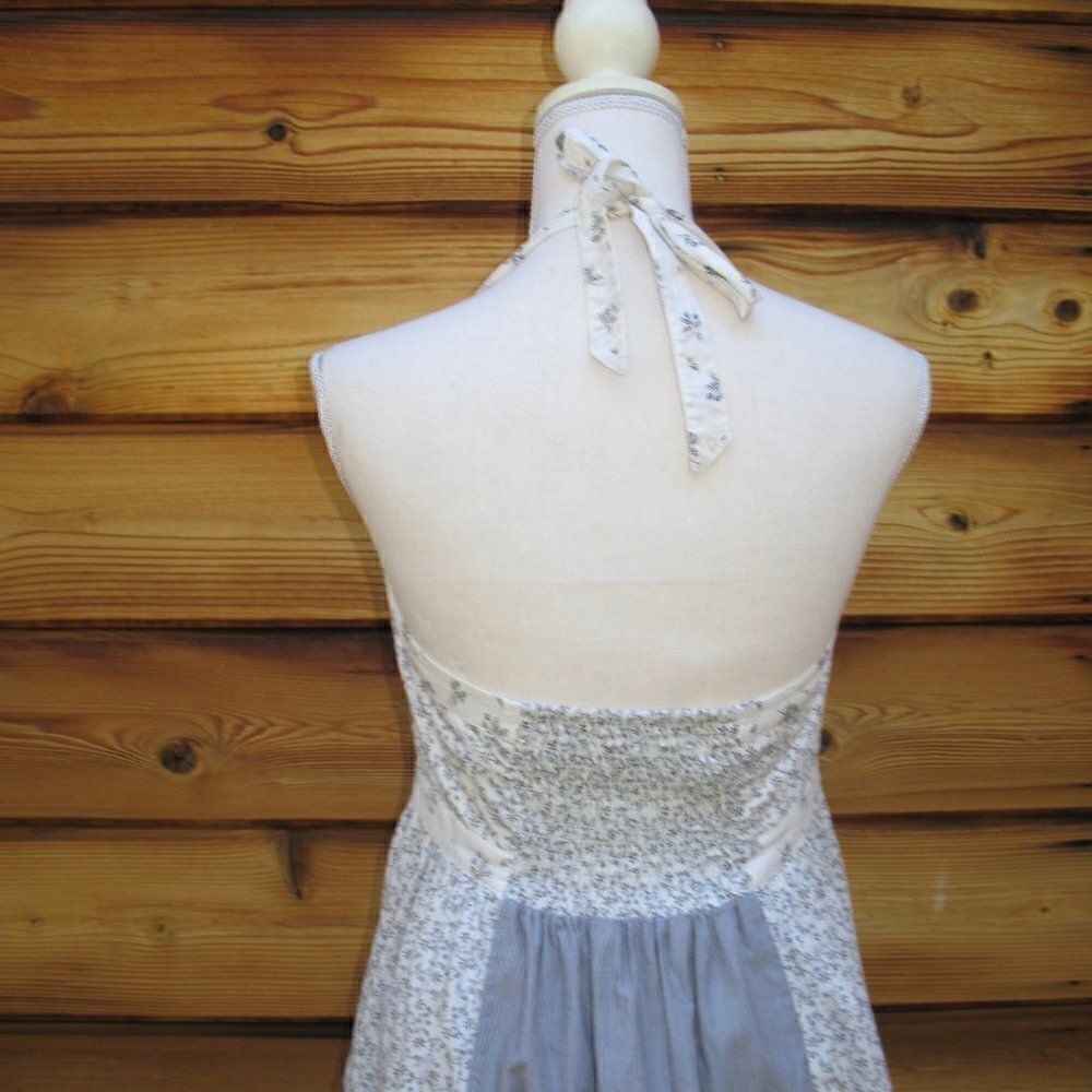 La Vie Rebecca Taylor Floral Halter Cotton Dress - Picture 9 of 10